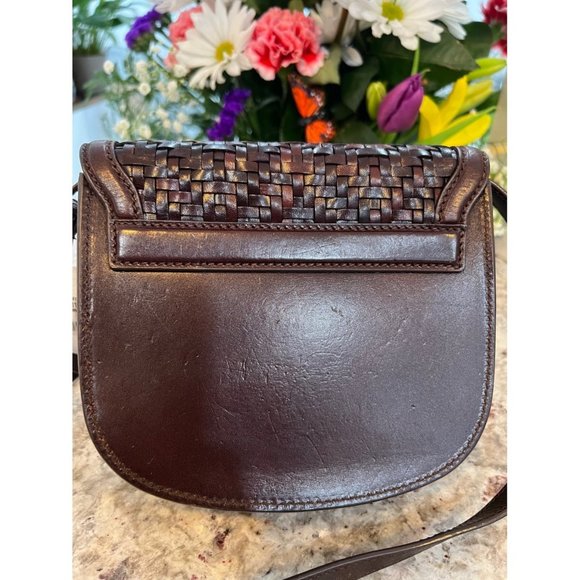 SAINT LAURENT Small Kaia Woven Leather Crossbody Bag - Picture 6 of 12